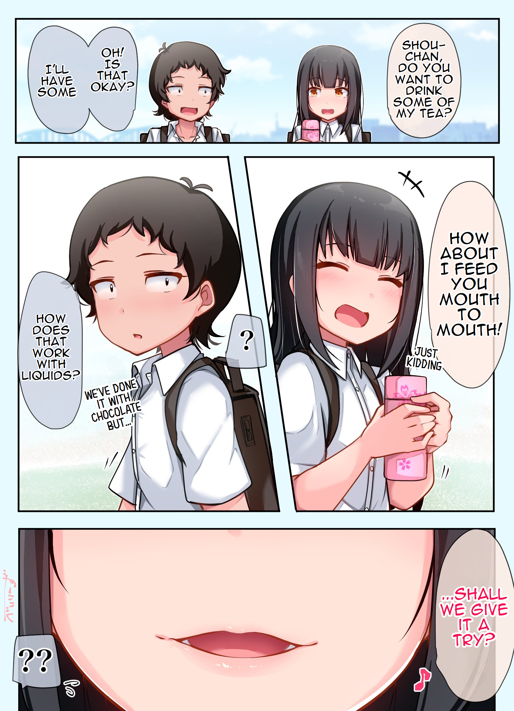 The Gals in My Class Treat Me Like Air Chapter 53 - Page 1