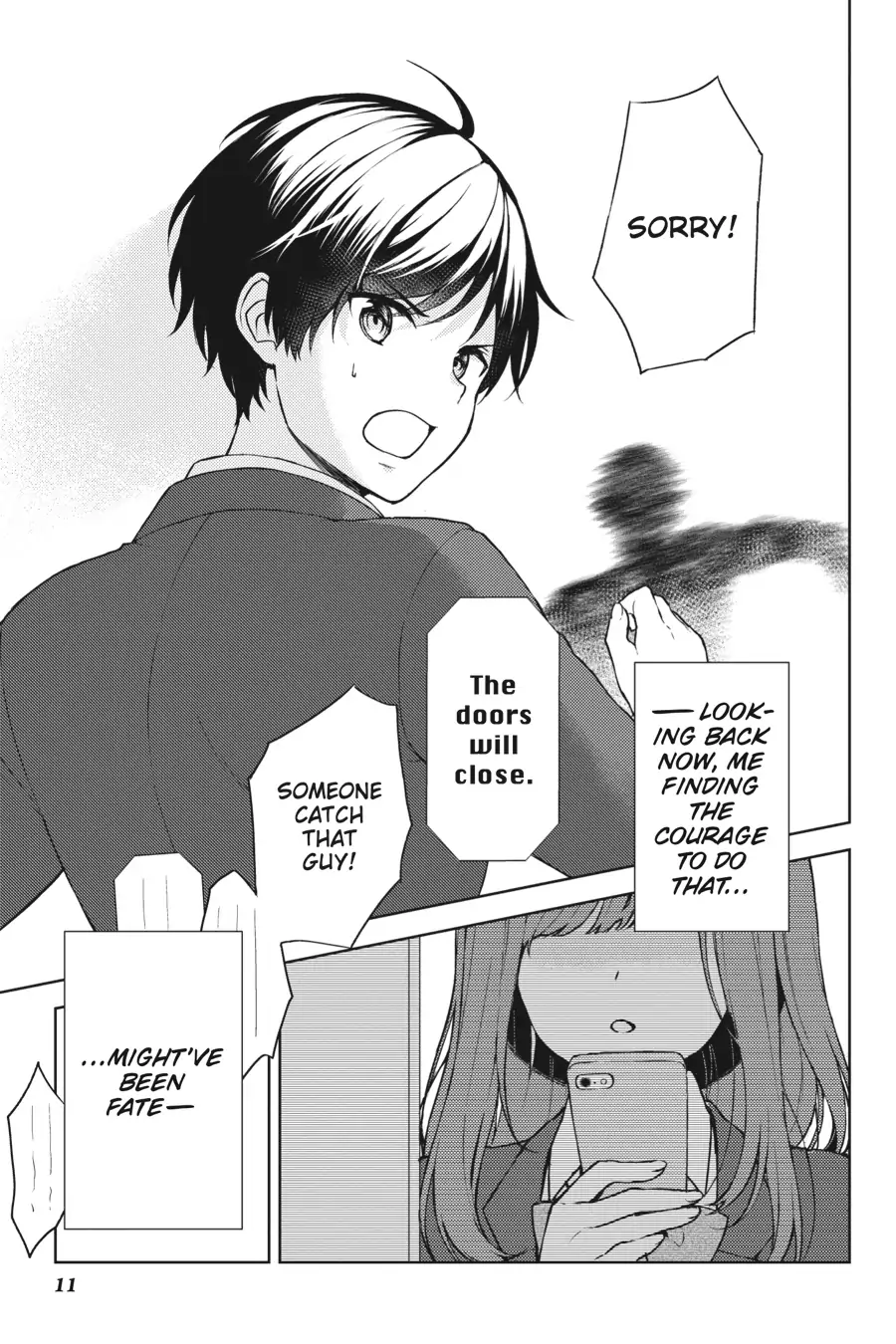 The Girl I Saved on the Train Turned Out to Be My Childhood Friend Chapter 1 - Page 12