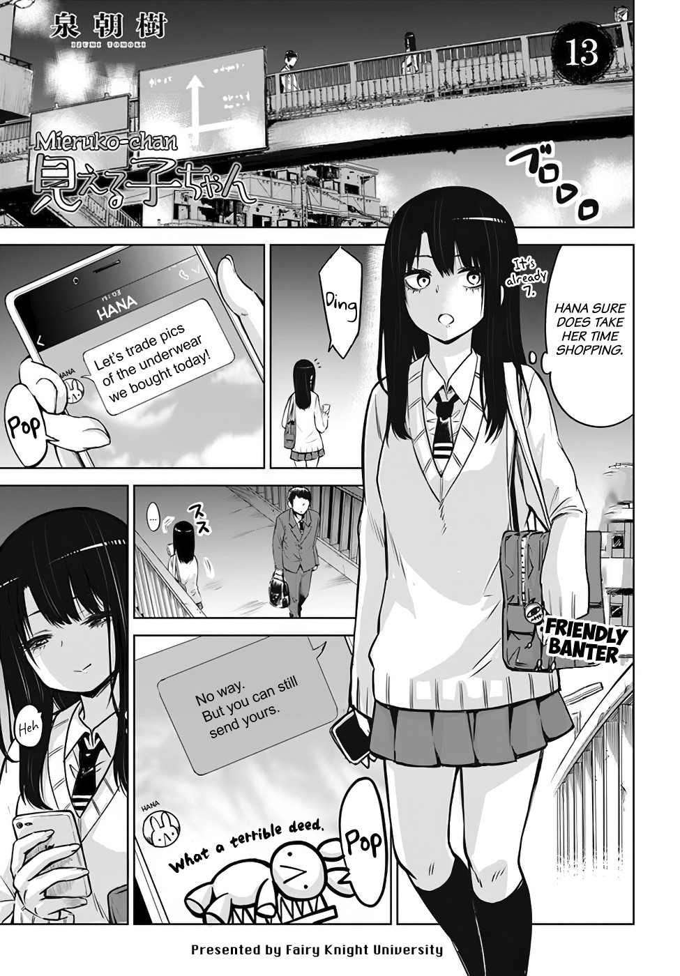 The Girl Who Can See Them Chapter 13 - Page 1