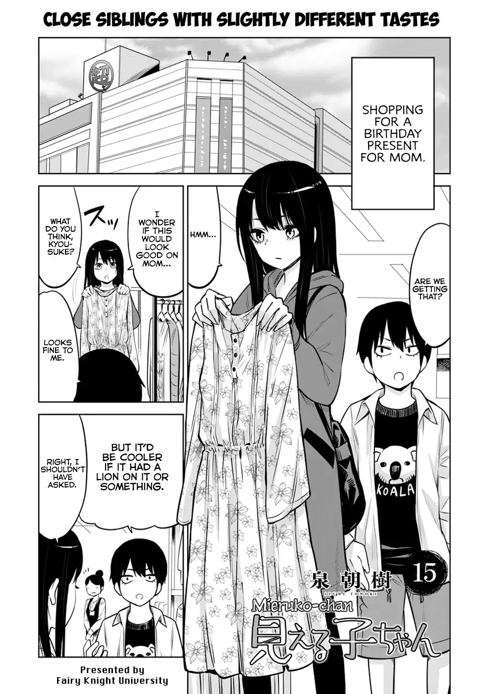 The Girl Who Can See Them Chapter 15 - Page 1