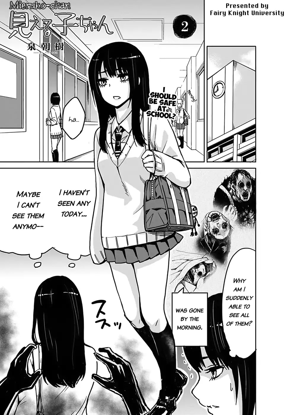 The Girl Who Can See Them Chapter 2 - Page 1