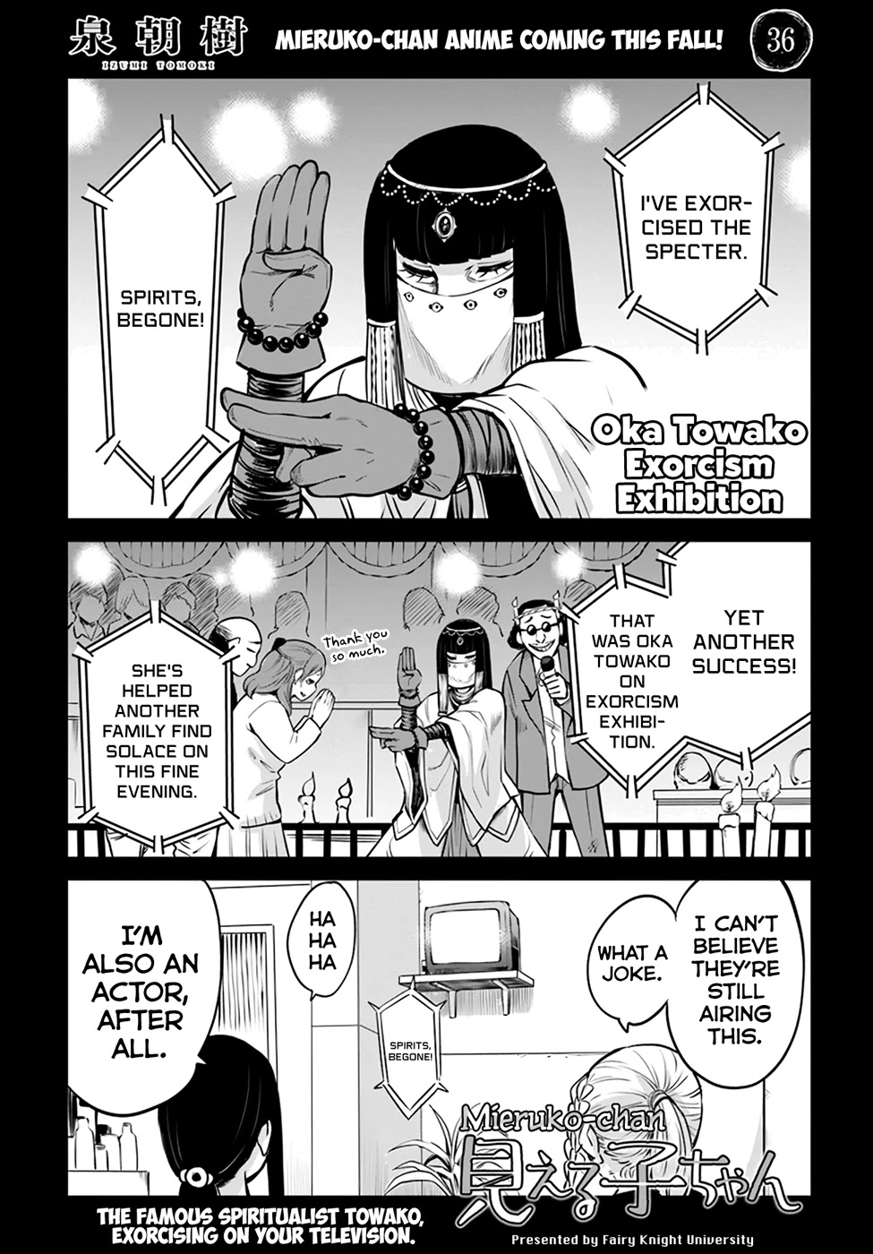 The Girl Who Can See Them Chapter 36 - Page 1