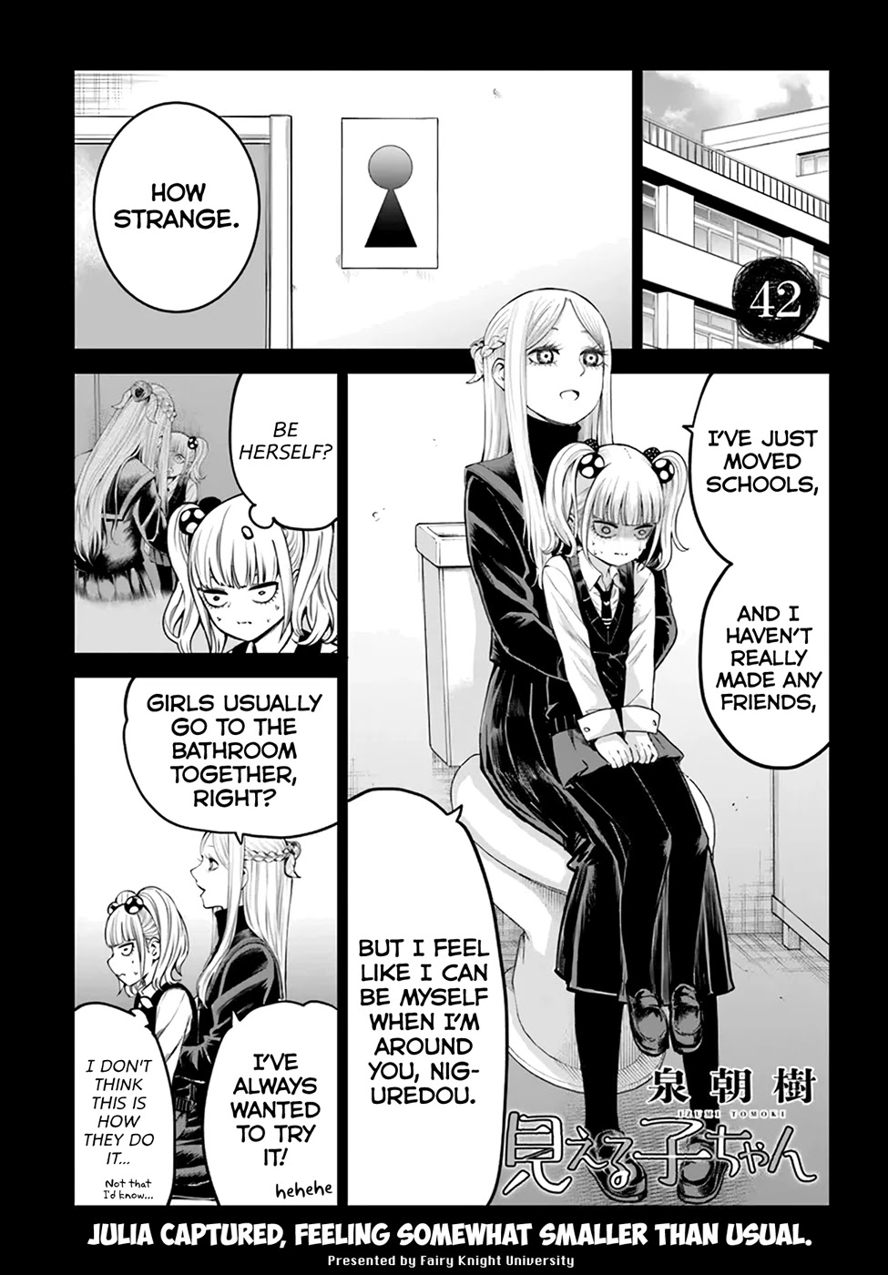 The Girl Who Can See Them Chapter 42 - Page 1