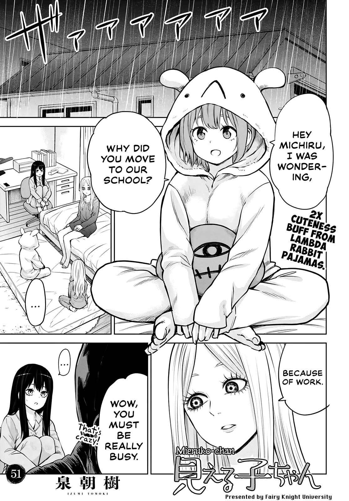 The Girl Who Can See Them Chapter 51 - Page 1