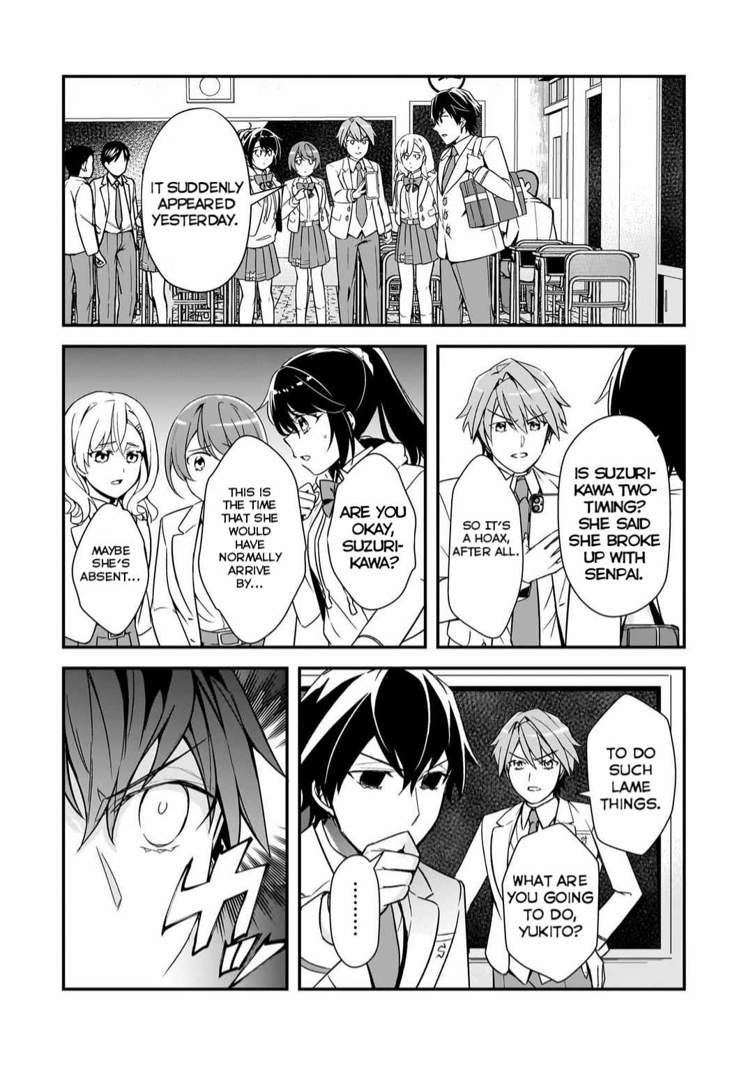 The Girls Who Traumatized Me Keep Glancing at Me, but Alas, It’s Too Late Chapter 13 - Page 2