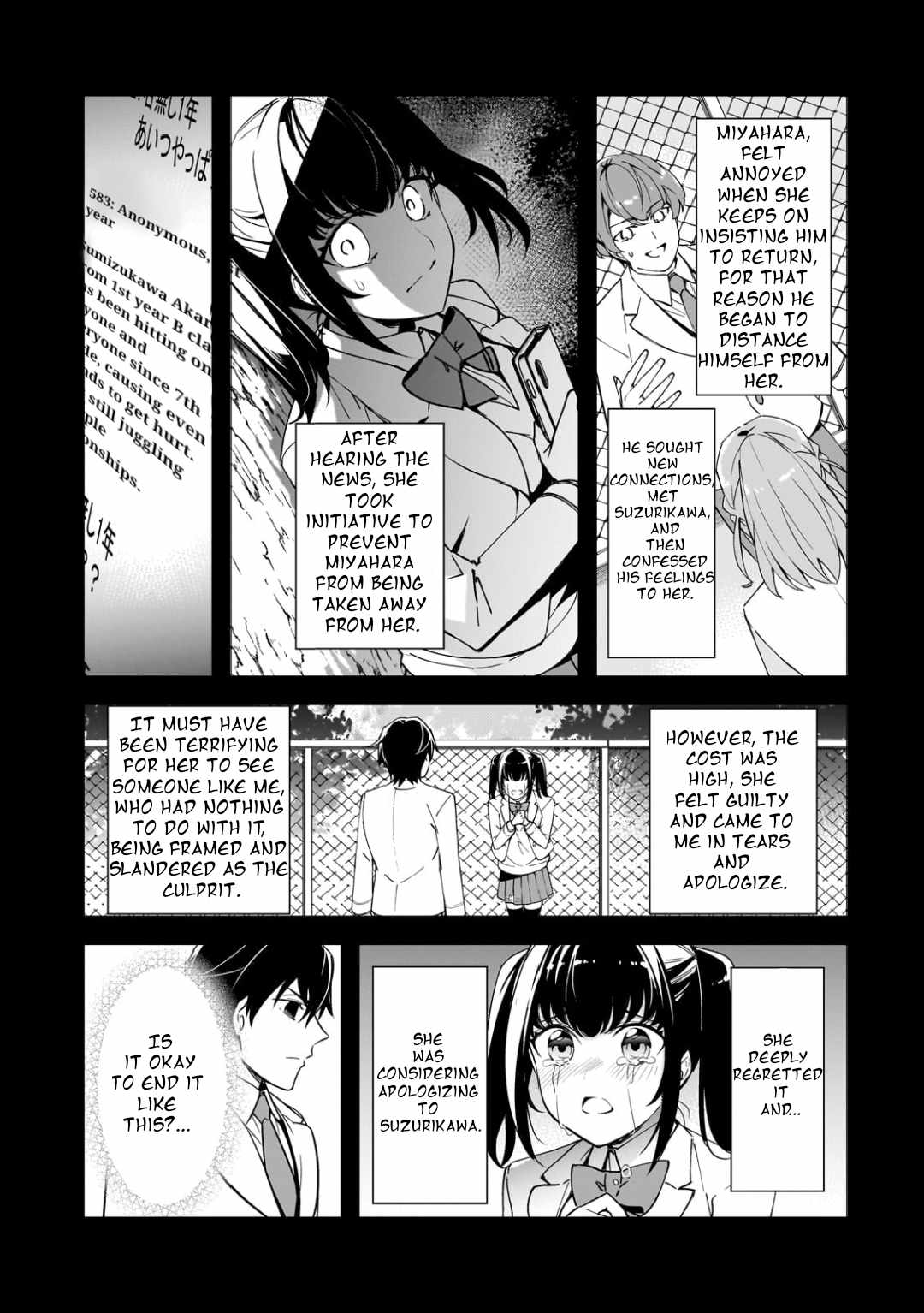 The Girls Who Traumatized Me Keep Glancing at Me, but Alas, It’s Too Late Chapter 14.1 - Page 6