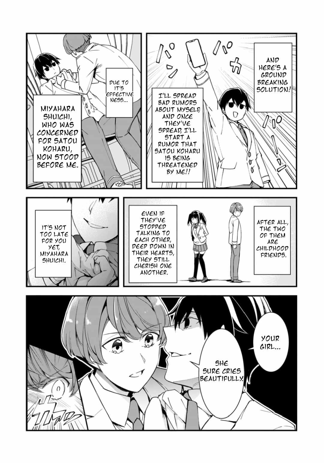 The Girls Who Traumatized Me Keep Glancing at Me, but Alas, It’s Too Late Chapter 14.1 - Page 7