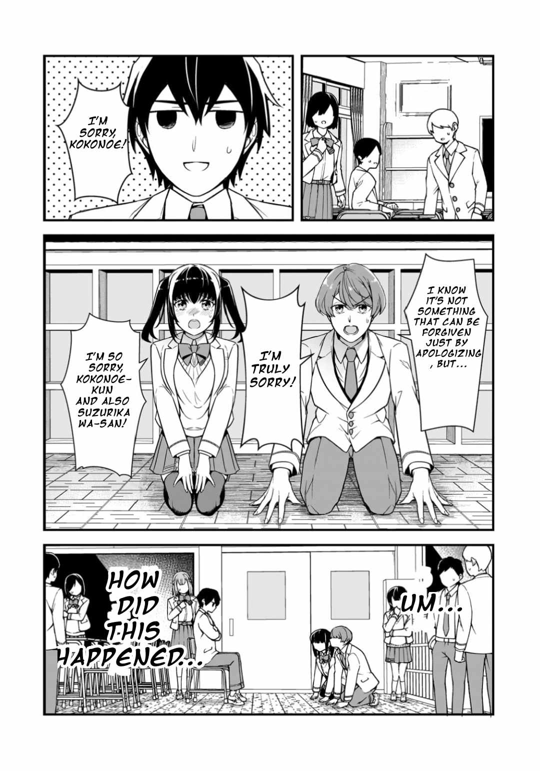 The Girls Who Traumatized Me Keep Glancing at Me, but Alas, It’s Too Late Chapter 14.1 - Page 9