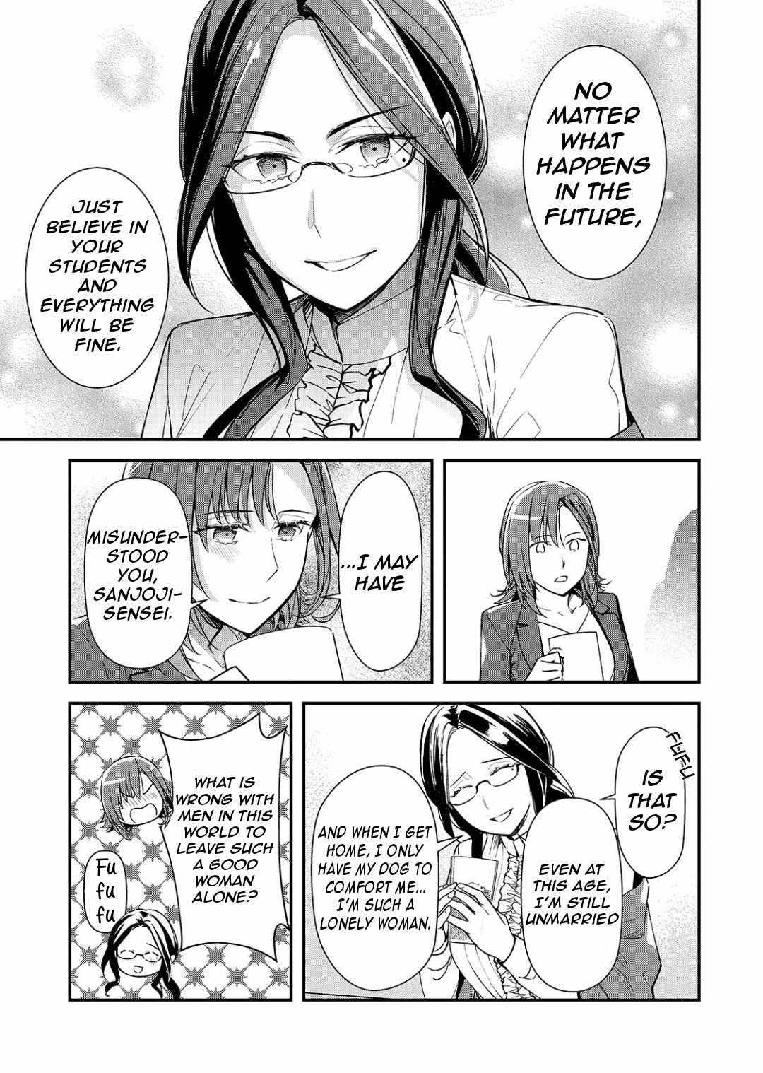 The Girls Who Traumatized Me Keep Glancing at Me, but Alas, It’s Too Late Chapter 22.1 - Page 12