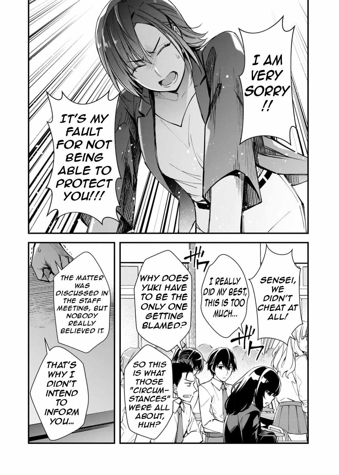 The Girls Who Traumatized Me Keep Glancing at Me, but Alas, It’s Too Late Chapter 22.2 - Page 13