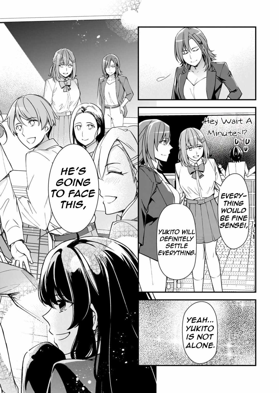 The Girls Who Traumatized Me Keep Glancing at Me, but Alas, It’s Too Late Chapter 22.3 - Page 12