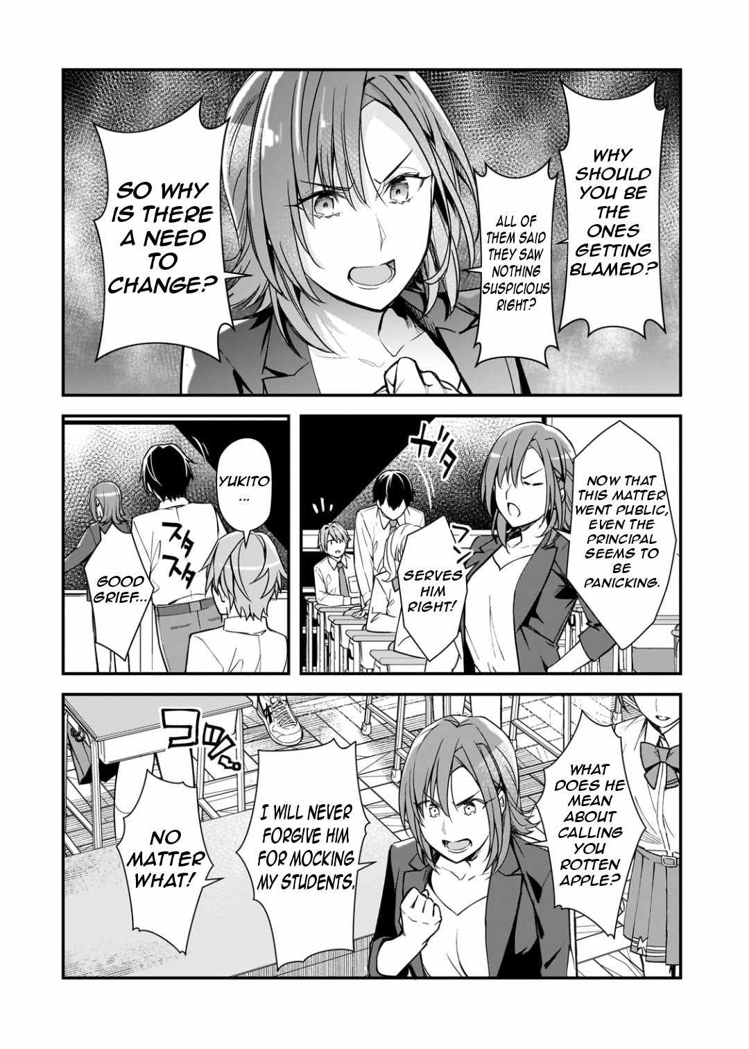 The Girls Who Traumatized Me Keep Glancing at Me, but Alas, It’s Too Late Chapter 22.3 - Page 4