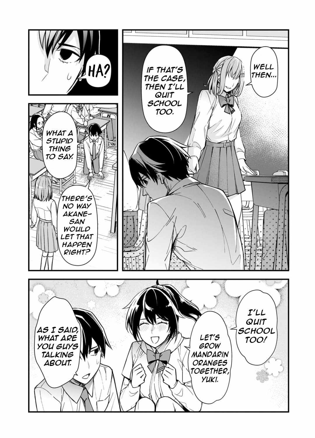 The Girls Who Traumatized Me Keep Glancing at Me, but Alas, It’s Too Late Chapter 22.3 - Page 7