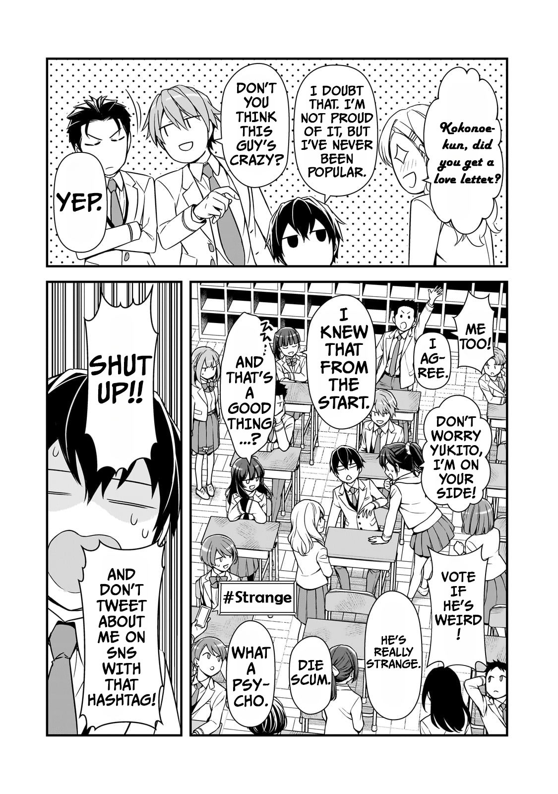 The Girls Who Traumatized Me Keep Glancing at Me, but Alas, It’s Too Late Chapter 9 - Page 13