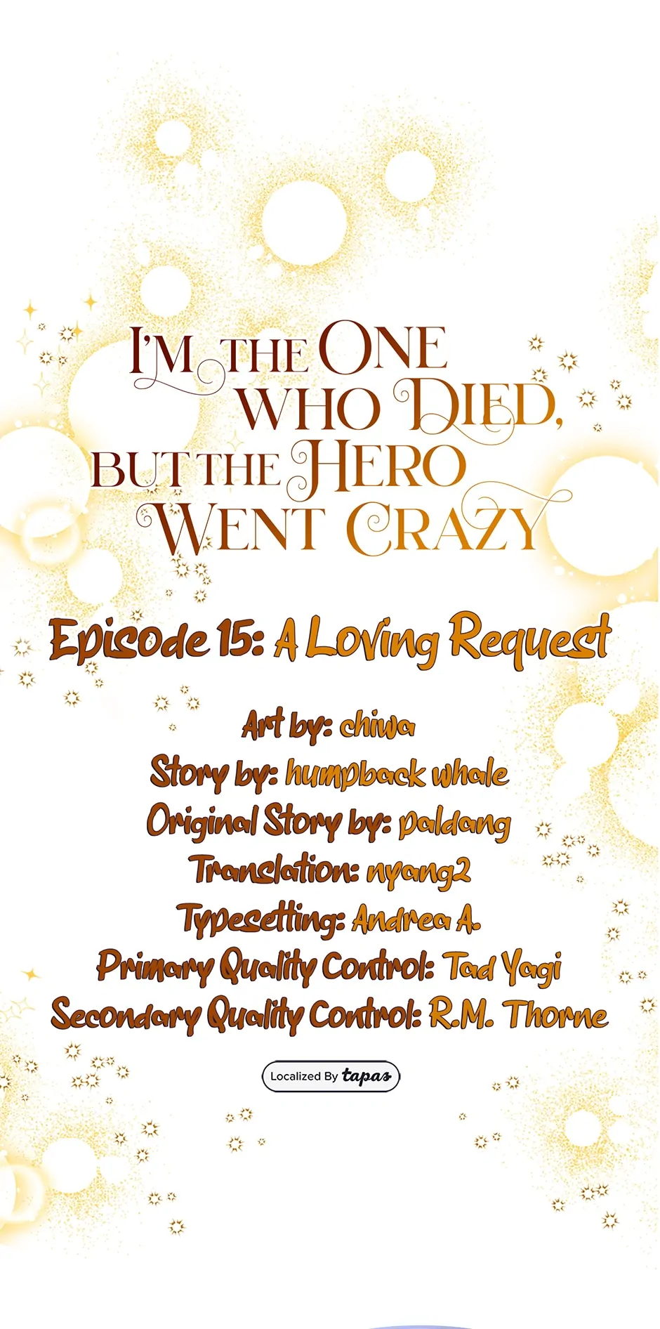 The Hero Went Crazy Even Though I’m the One Who Died Chapter 15 - Page 0