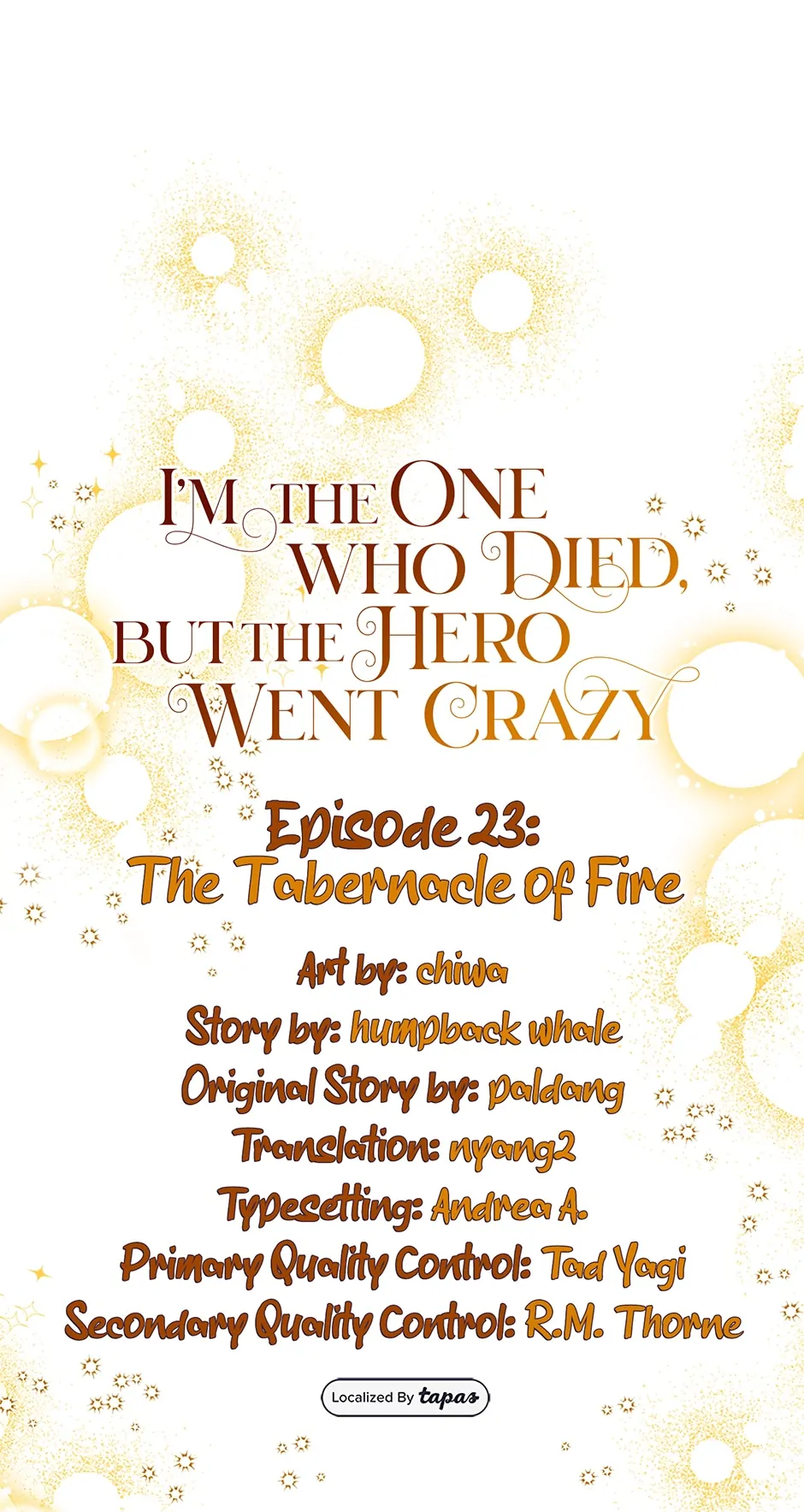 The Hero Went Crazy Even Though I’m the One Who Died Chapter 23 - Page 0