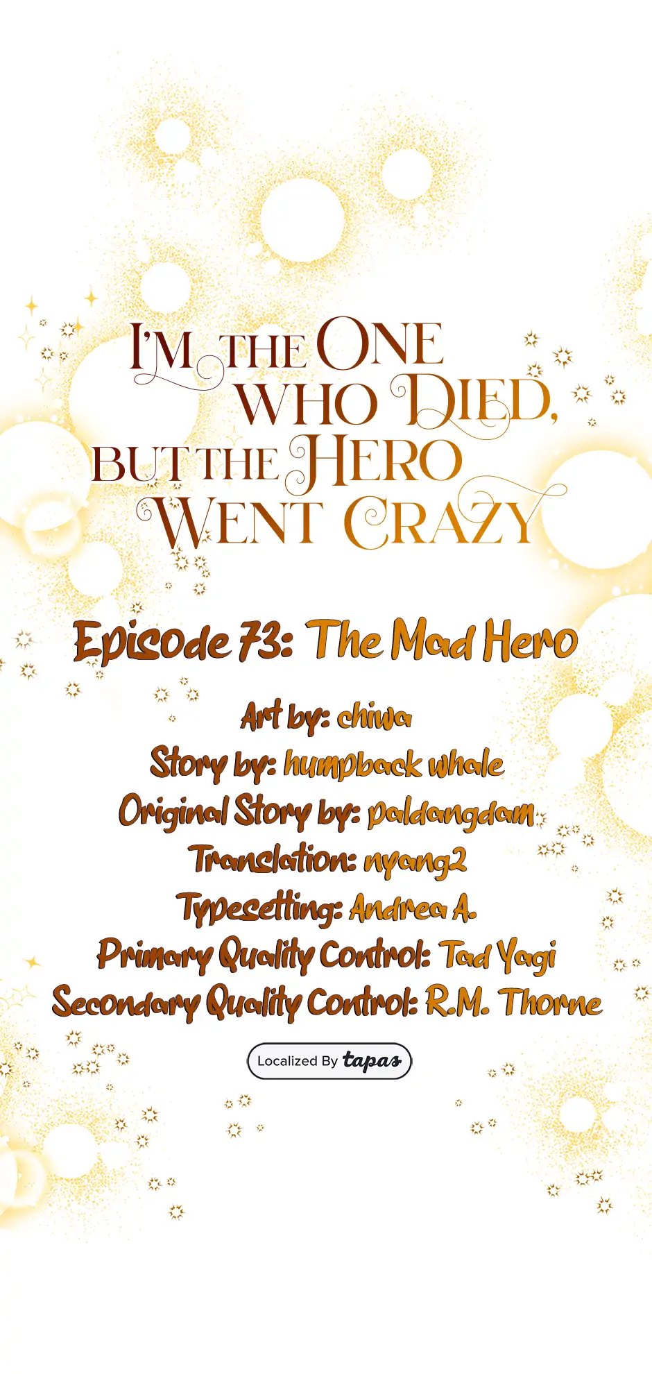The Hero Went Crazy Even Though I’m the One Who Died Chapter 73 - Page 0