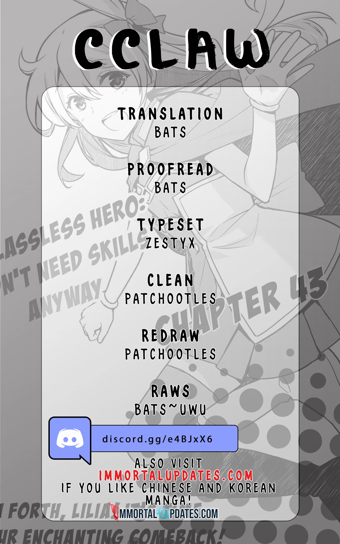 The Hero Who Has No Class: I Don’t Need Any Skills, It’s Okay Chapter 43 - Page 1