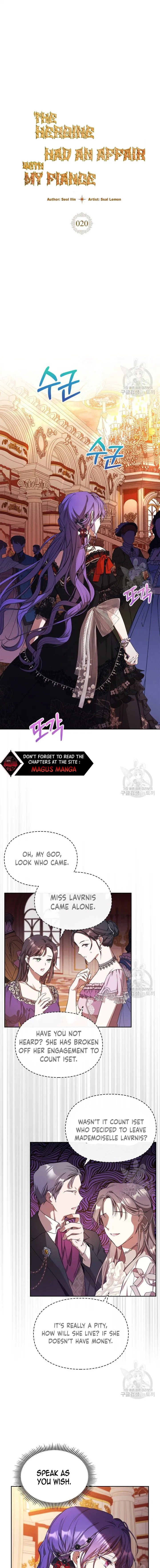 The Heroine Had an Affair With My Fiance Chapter 20 - Page 1
