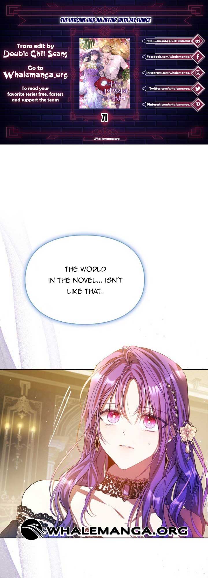 The Heroine Had an Affair With My Fiance Chapter 71 - Page 1