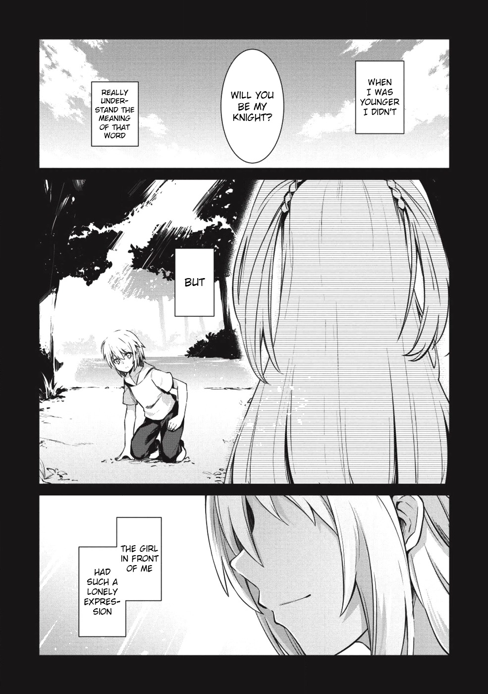 The Holy Knight’s Dark Road Chapter 1 - Page 1