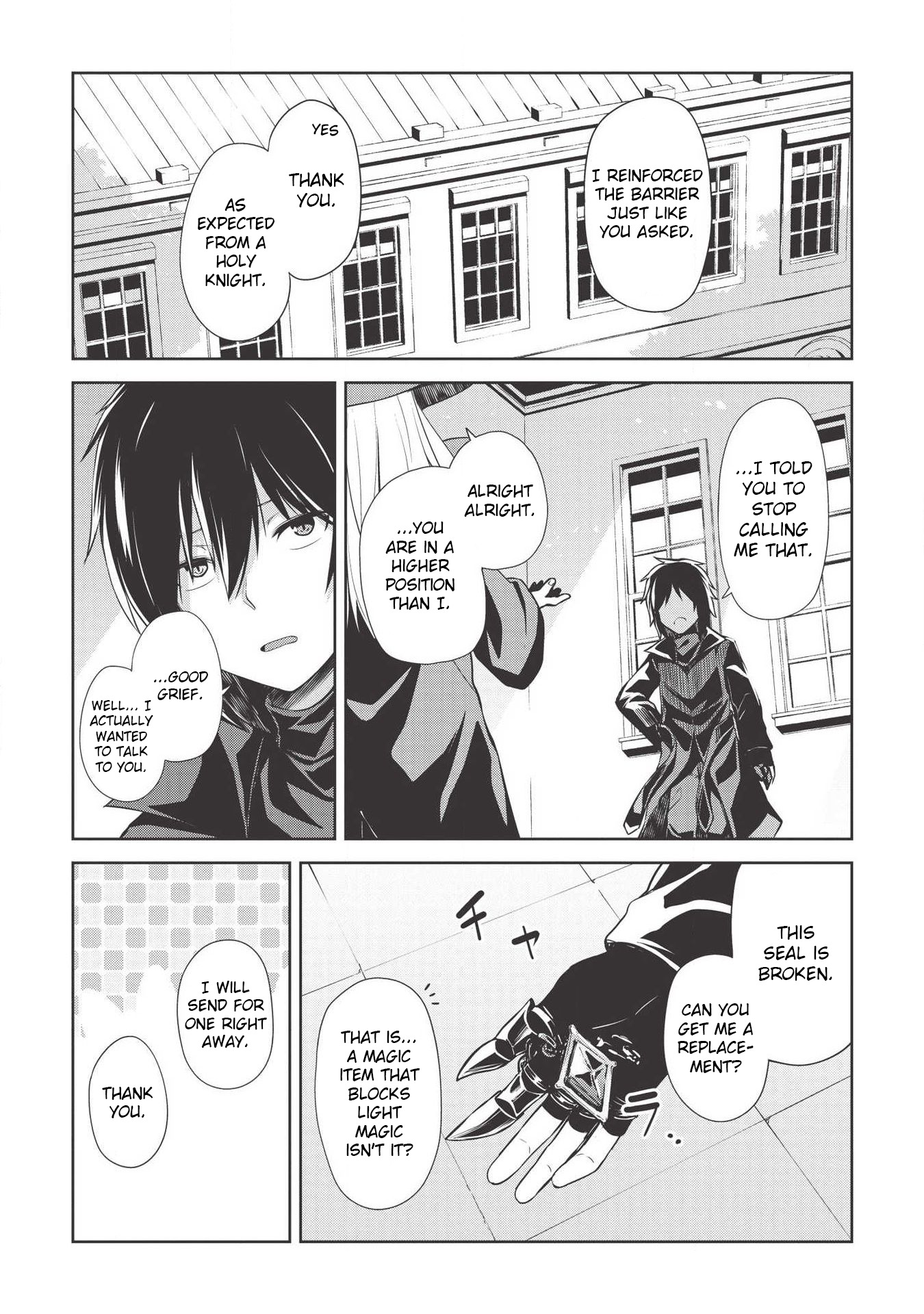 The Holy Knight’s Dark Road Chapter 4 - Page 2