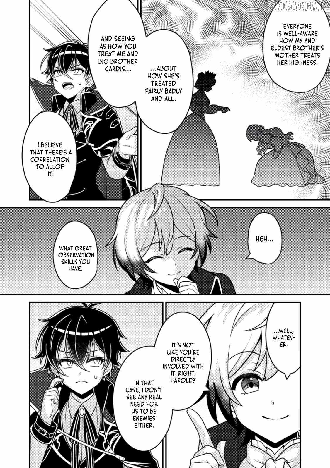 The Incompetent Villainous Prince Wants to Survive ~I Was Reincarnated Into a Romance RPG as a Mob Villain, but I Will Ignore the Original Work and Aim to Become the Strongest~ Chapter 10.1 - Page 7