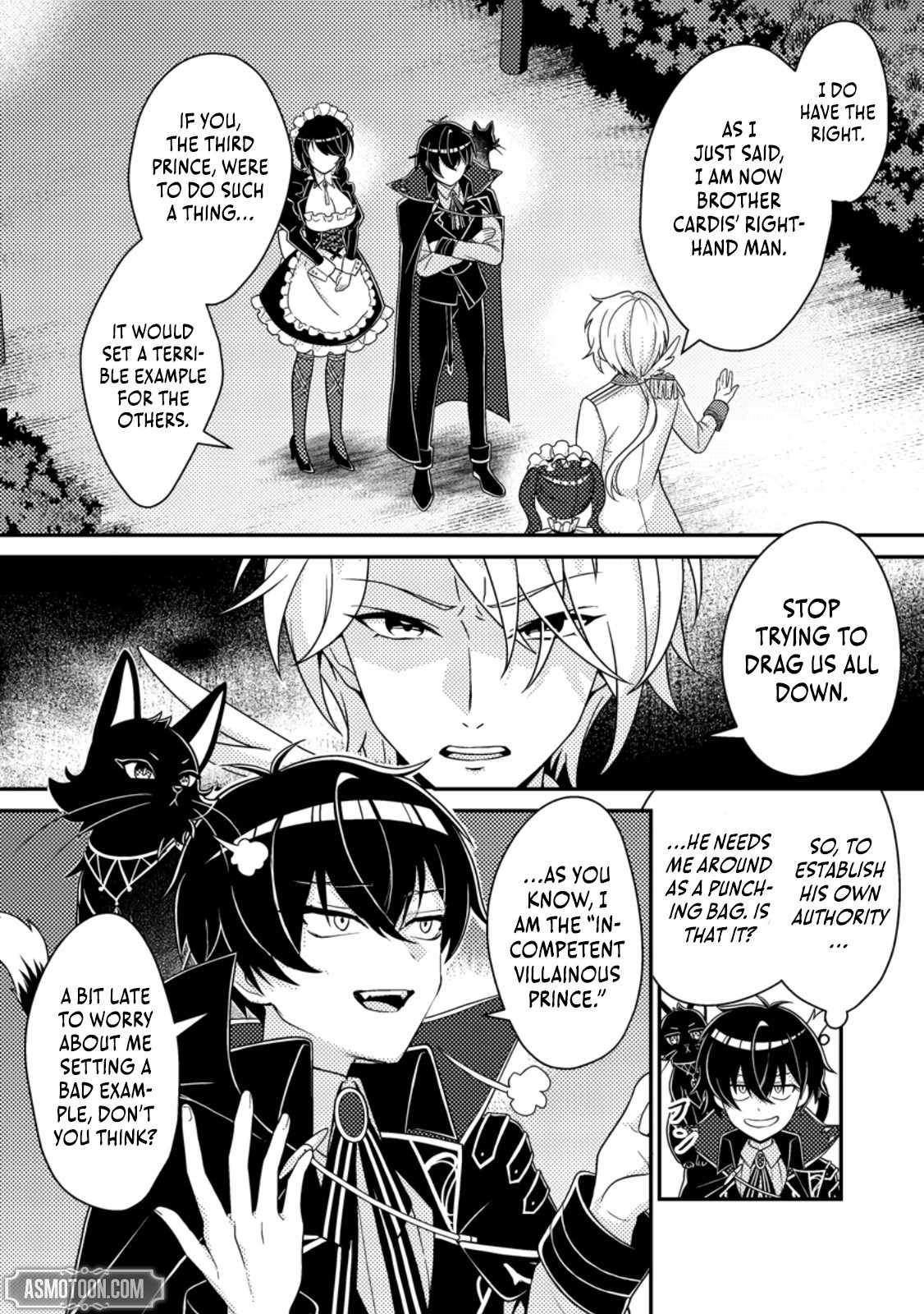 The Incompetent Villainous Prince Wants to Survive ~I Was Reincarnated Into a Romance RPG as a Mob Villain, but I Will Ignore the Original Work and Aim to Become the Strongest~ Chapter 8 - Page 6