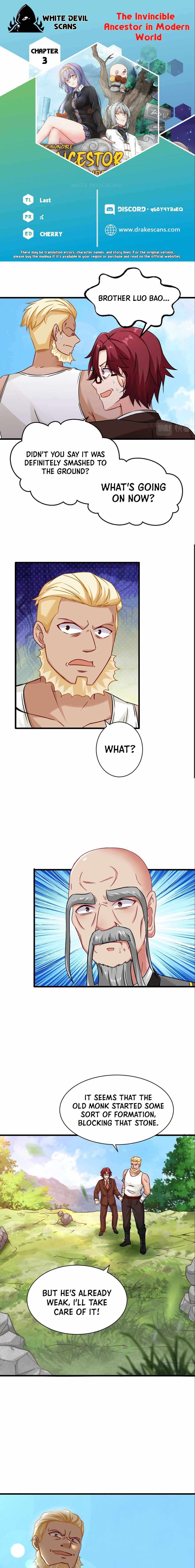 The Invincible Ancestor in Modern World Chapter 3 - Page 4