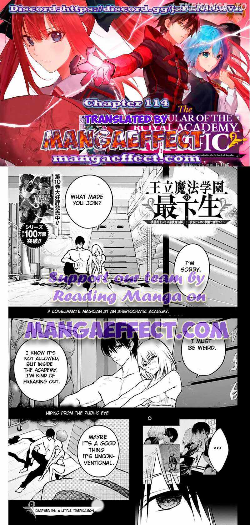 The Irregular of the Royal Academy of Magic Chapter 114 - Page 0