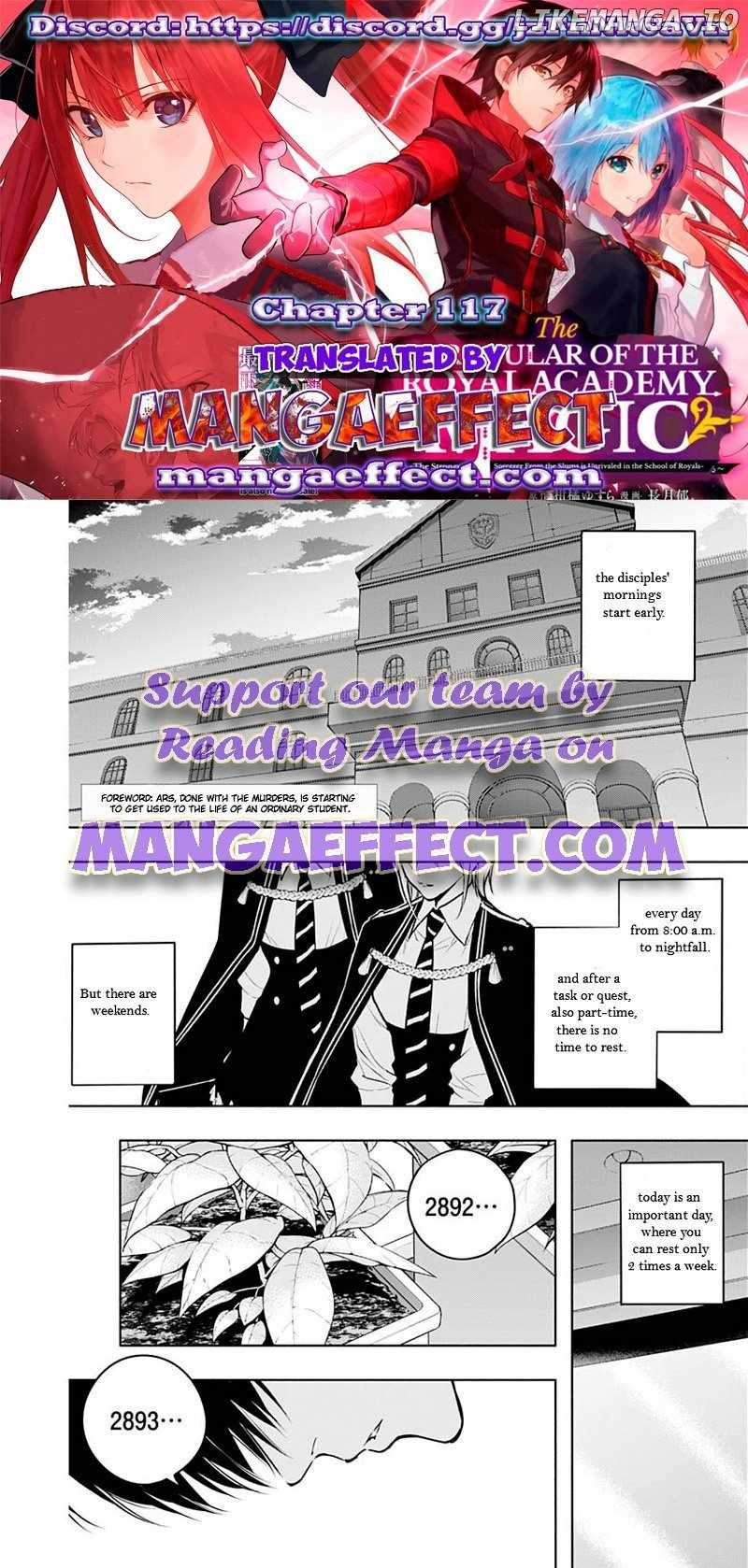 The Irregular of the Royal Academy of Magic Chapter 117 - Page 1