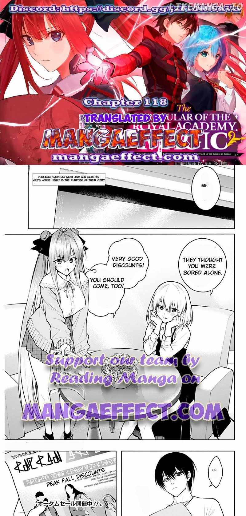 The Irregular of the Royal Academy of Magic Chapter 118 - Page 0