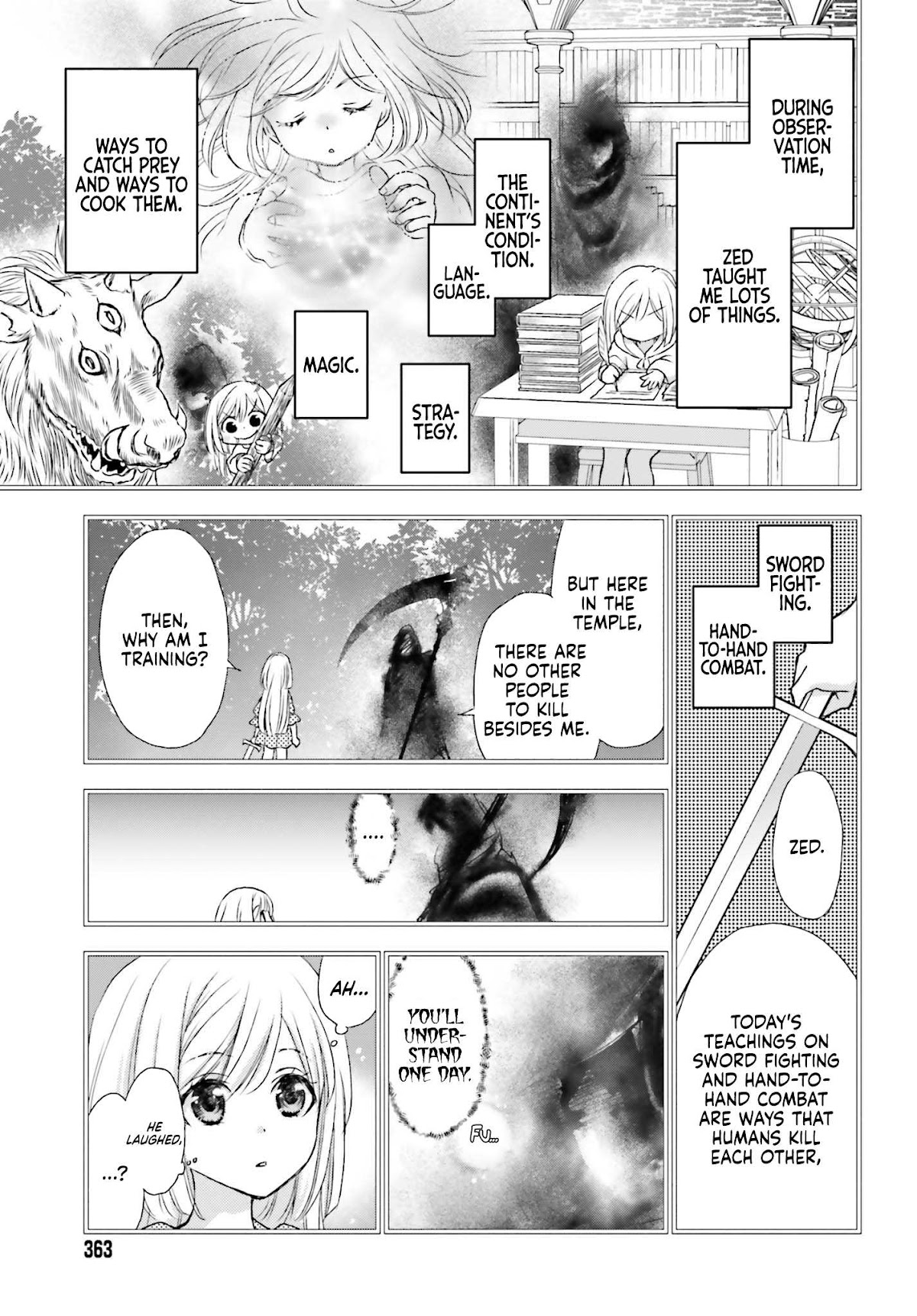 The Little Girl Raised by Death Holds the Sword of Death Tightly Chapter 2 - Page 6
