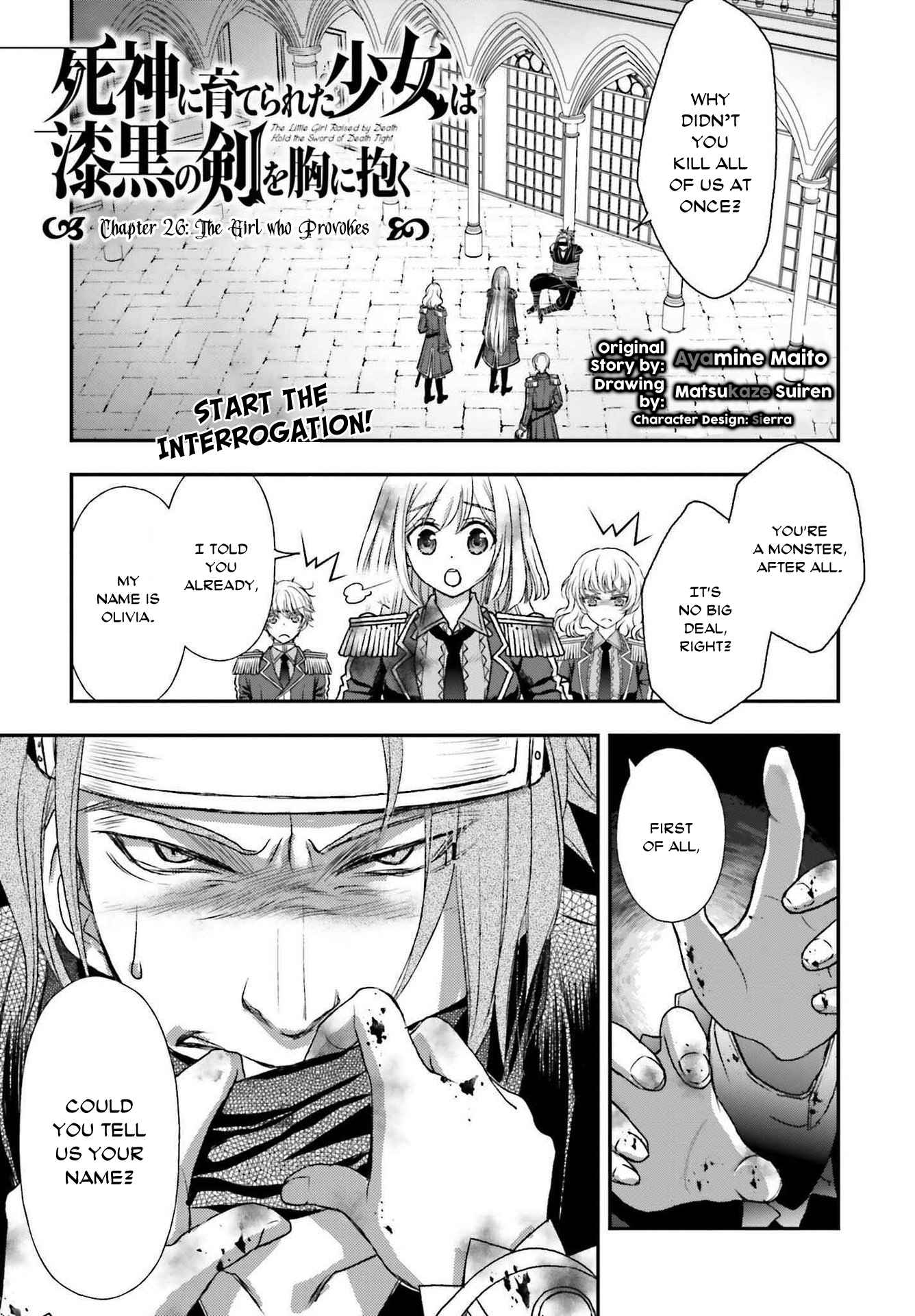 The Little Girl Raised by Death Holds the Sword of Death Tightly Chapter 26 - Page 1