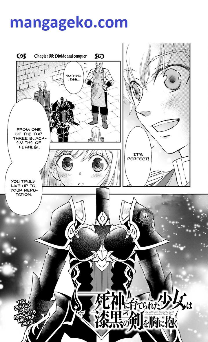 The Little Girl Raised by Death Holds the Sword of Death Tightly Chapter 33 - Page 1