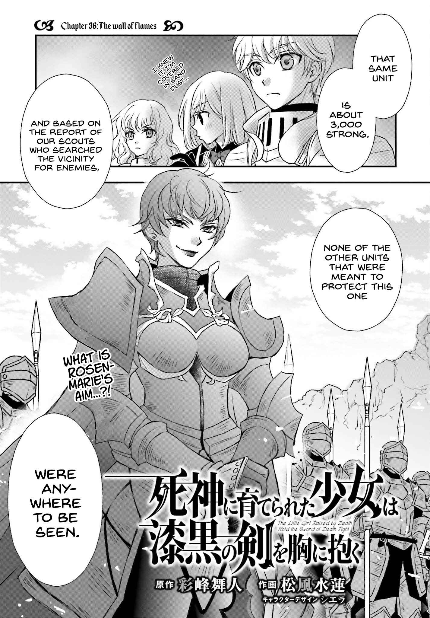 The Little Girl Raised by Death Holds the Sword of Death Tightly Chapter 36 - Page 3