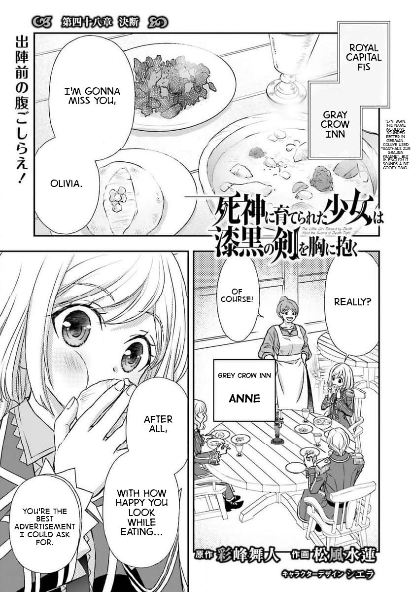 The Little Girl Raised by Death Holds the Sword of Death Tightly Chapter 48 - Page 1