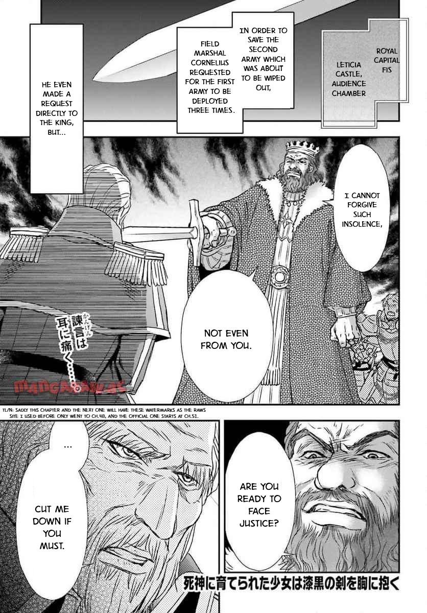 The Little Girl Raised by Death Holds the Sword of Death Tightly Chapter 49 - Page 1