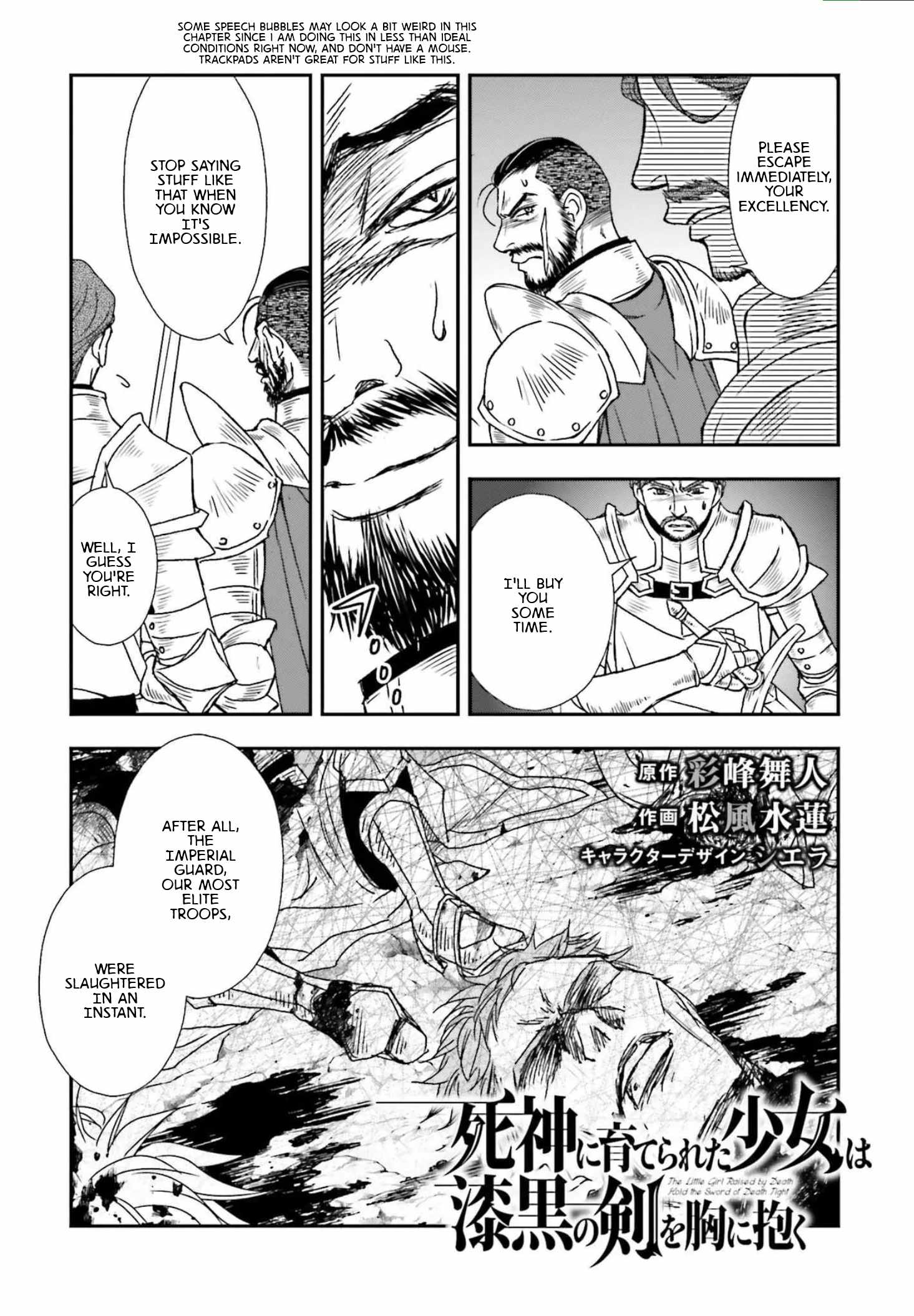 The Little Girl Raised by Death Holds the Sword of Death Tightly Chapter 53 - Page 1