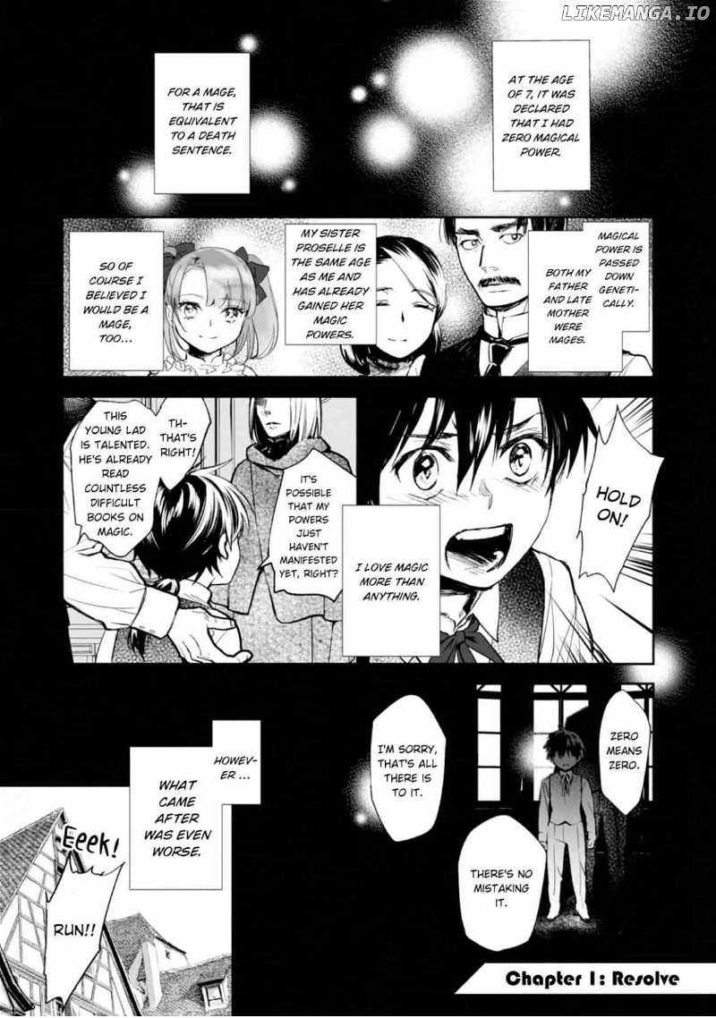 The Most Powerful Mage with Zero Magic Power: I Told You Your Magic Theory was Wrong, Didn’t I? Chapter 1 - Page 5