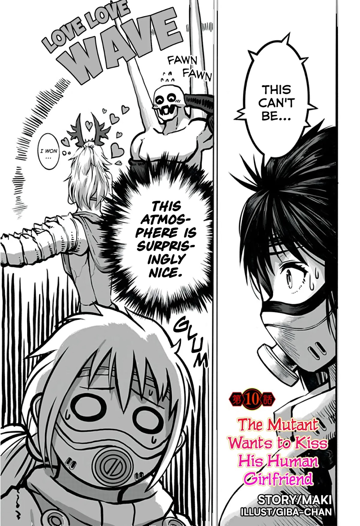 The Mutant Wants to Kiss His Human Girlfriend Chapter 10 - Page 2