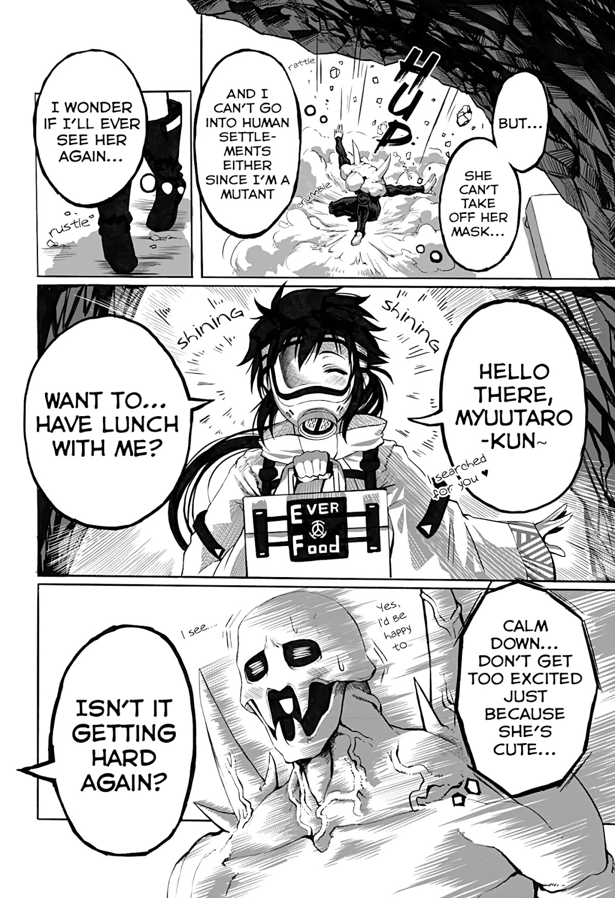 The Mutant Wants to Kiss His Human Girlfriend Chapter 2 - Page 8