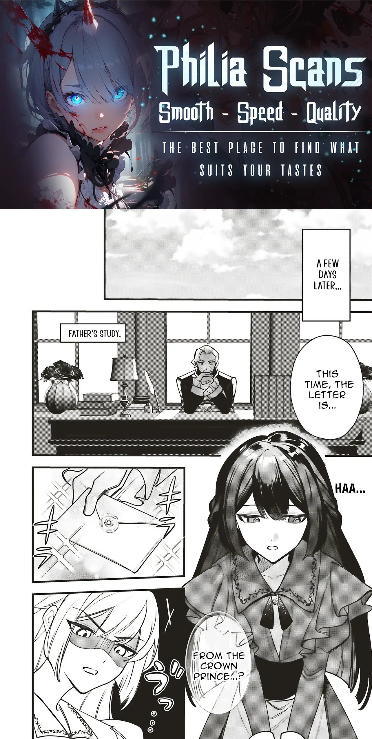 The Notorious Lady Cannot Escape the Love the Beautiful Nobleman Offers Her Chapter 1.2 - Page 1
