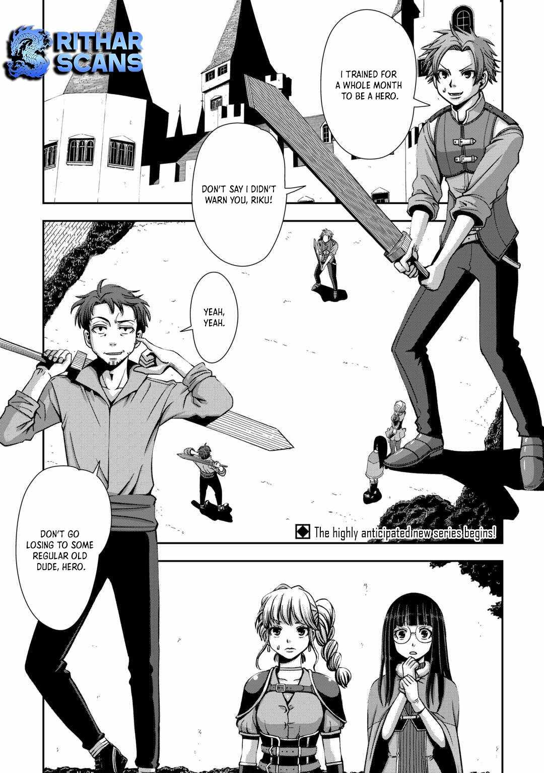 The Old Man in His Second Time in Another World Is Somehow Stronger than the High School Hero Chapter 1 - Page 0