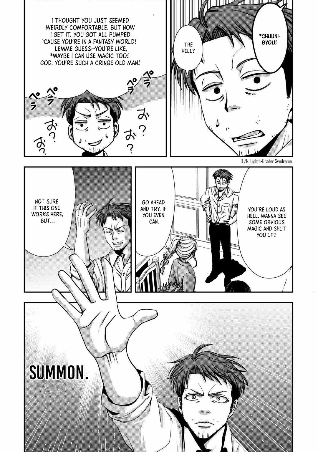 The Old Man in His Second Time in Another World Is Somehow Stronger than the High School Hero Chapter 1 - Page 36