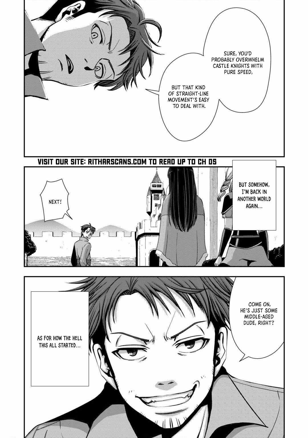 The Old Man in His Second Time in Another World Is Somehow Stronger than the High School Hero Chapter 1 - Page 4