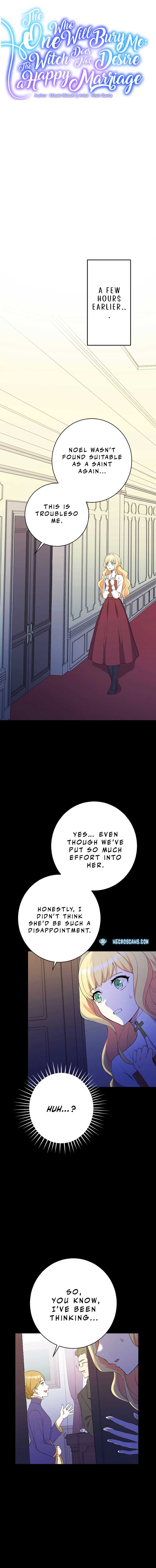 The One Who Will Bury Me: The Witch Does Not Desire a Happy Marriage Chapter 12 - Page 1