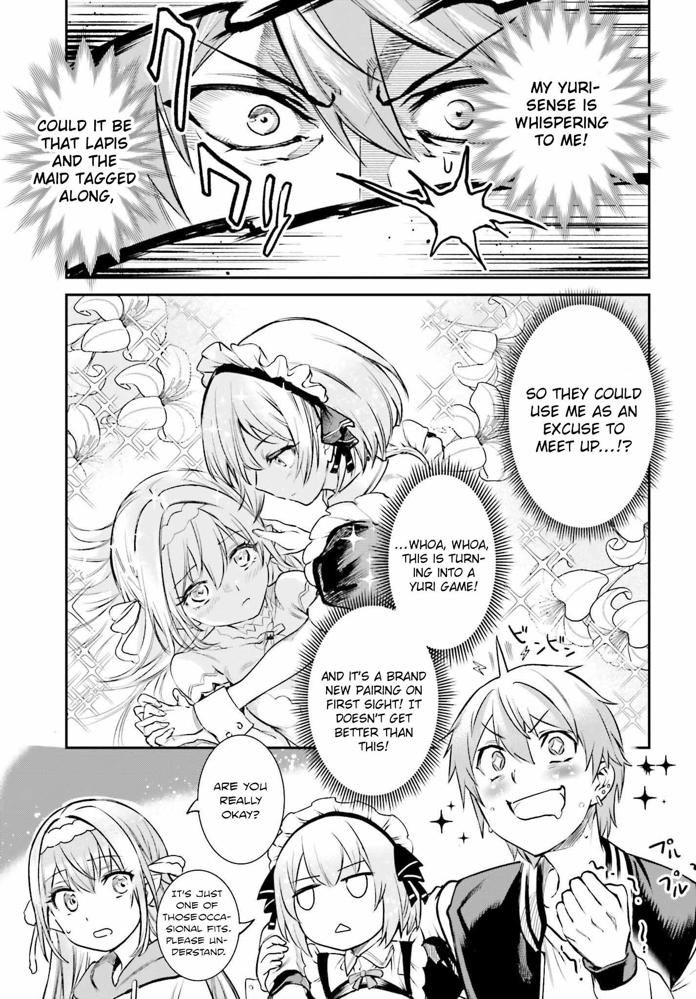 The Only Thing I Must Do in an All-Girls Game World: I Got Reincarnated as the Guy Stuck Between Yuri Couples Chapter 2 - Page 35