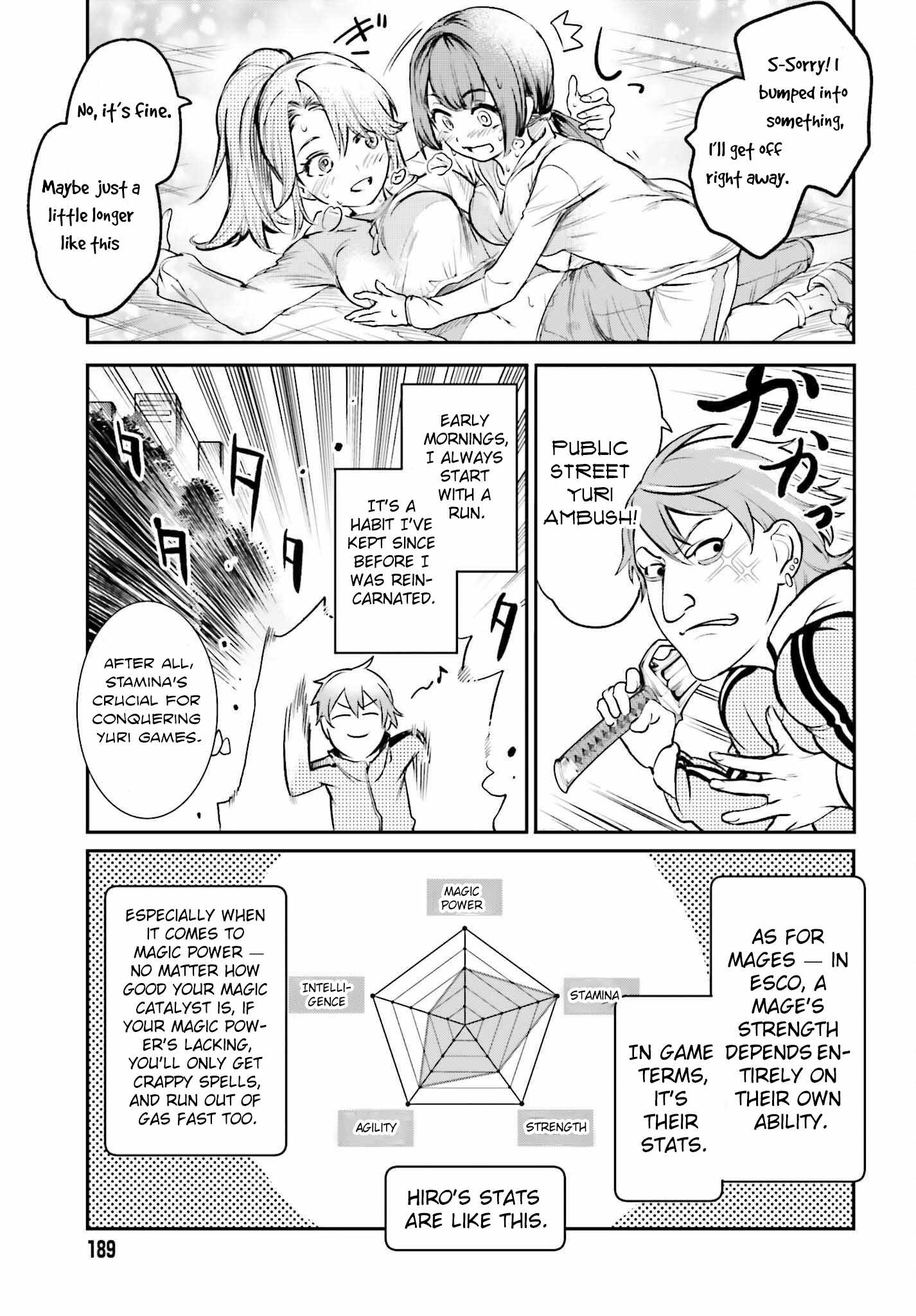 The Only Thing I Must Do in an All-Girls Game World: I Got Reincarnated as the Guy Stuck Between Yuri Couples Chapter 2 - Page 37