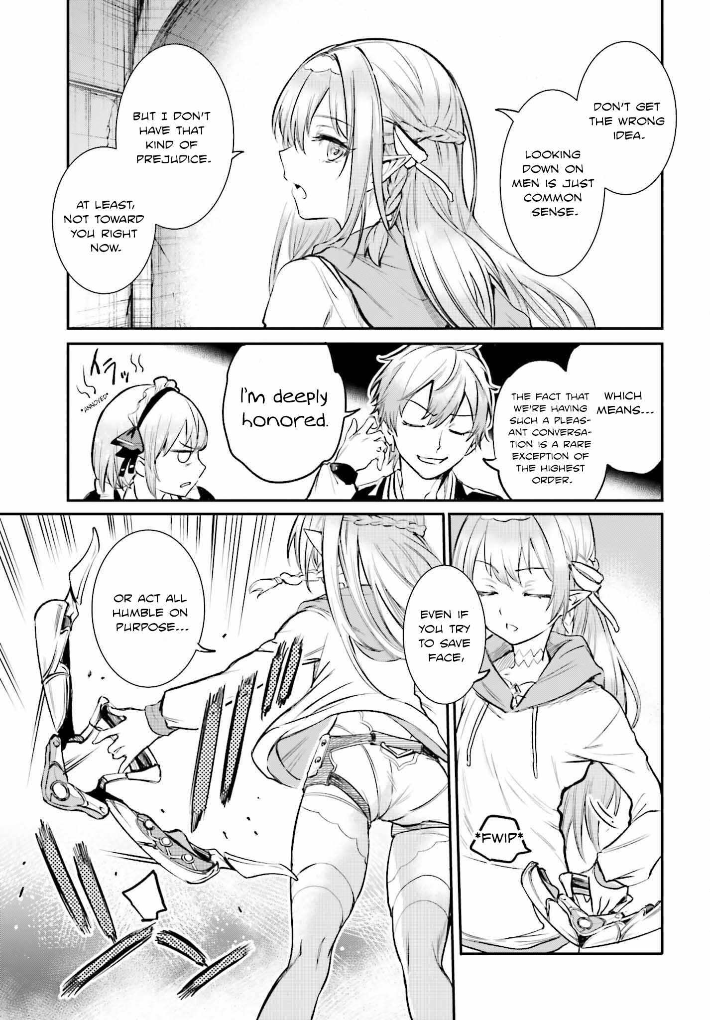 The Only Thing I Must Do in an All-Girls Game World: I Got Reincarnated as the Guy Stuck Between Yuri Couples Chapter 2 - Page 9